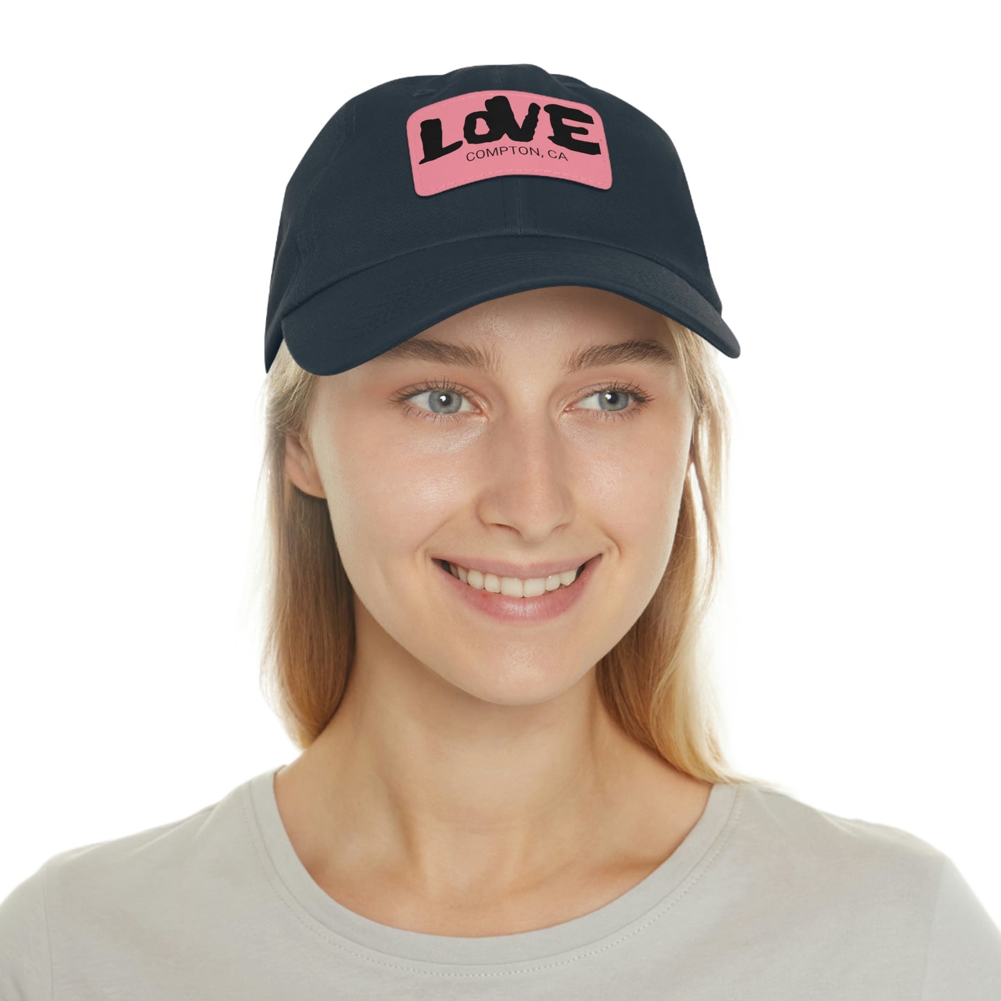 Jk LOVE (Dad) Hat with Leather Patch