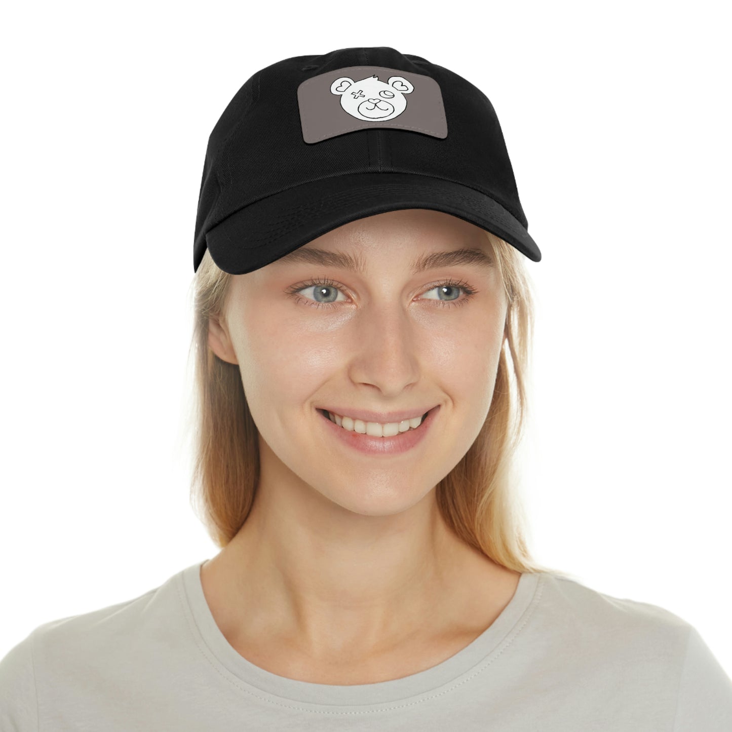 Jk LoVE Bear (Dad) Hat with Leather Patch