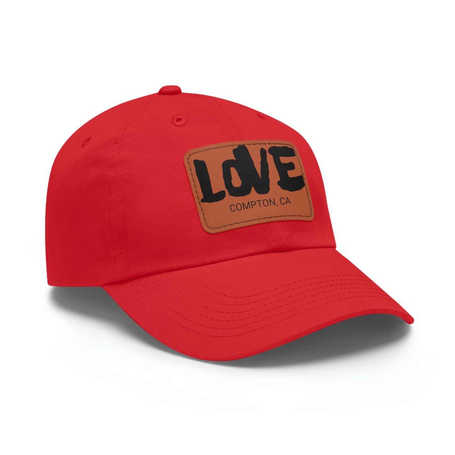 Jk LOVE (Dad) Hat with Leather Patch