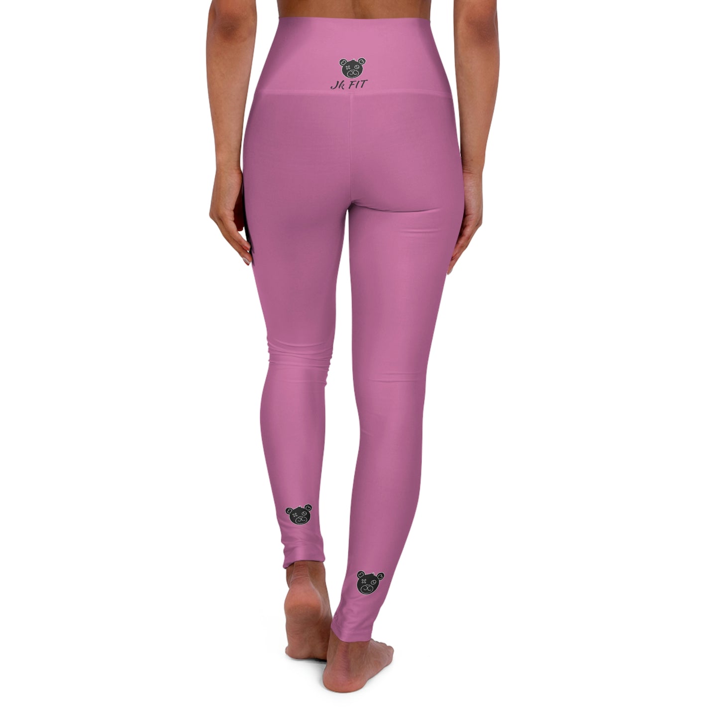 Jk FIT - 🎀High Waisted Yoga Leggings  (Pink)  xs-2X