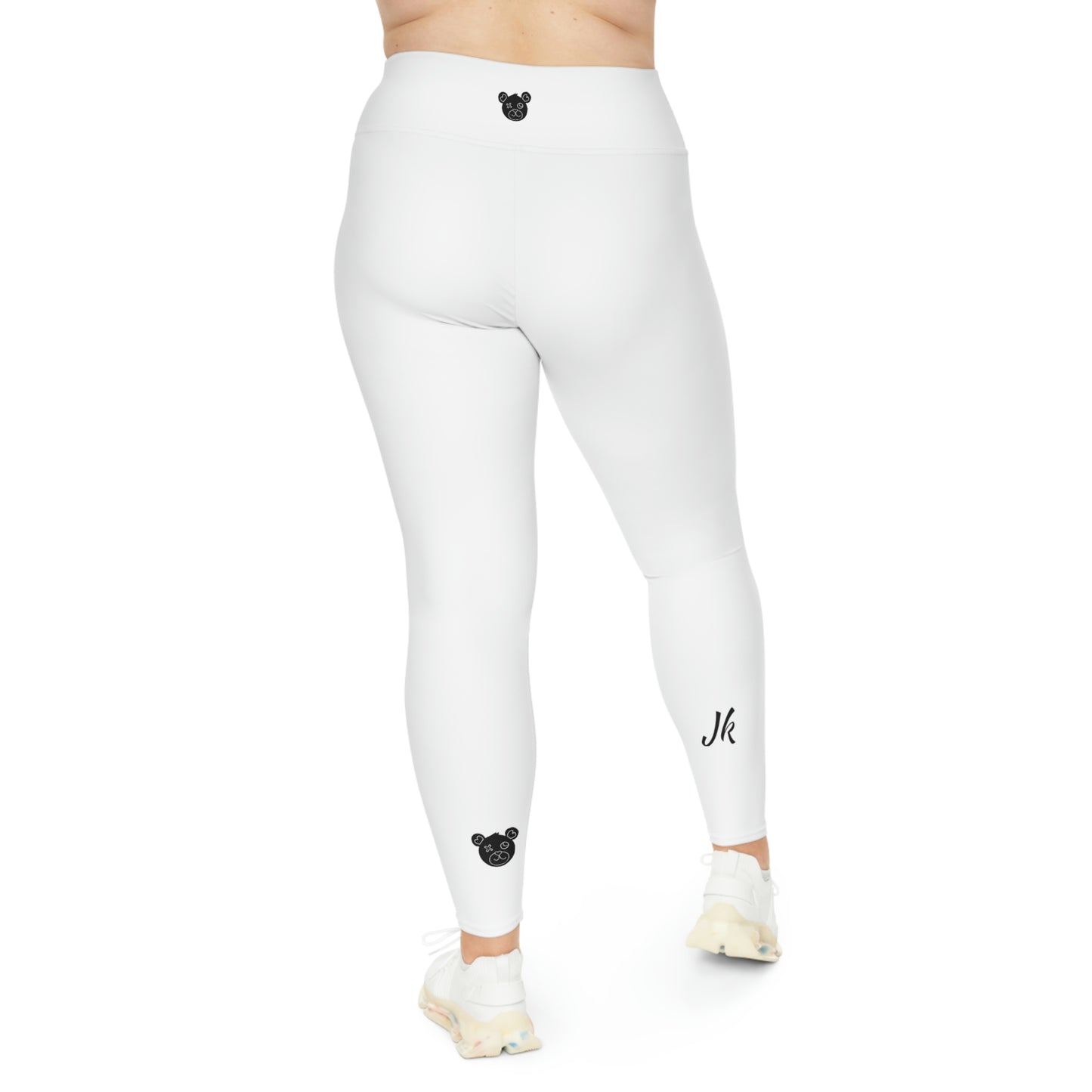 Jk FIT -  🤍Plus Size Leggings  (White) 3x-6x