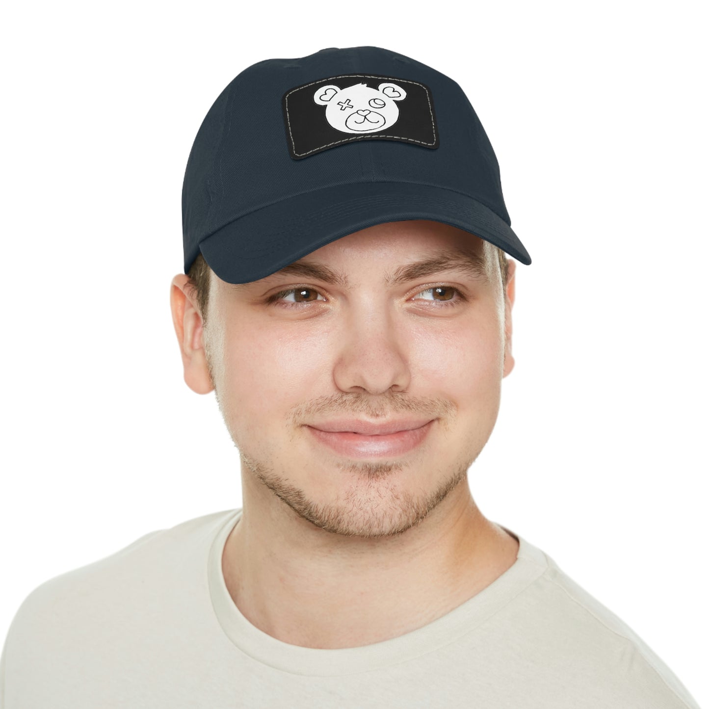 Jk LoVE Bear (Dad) Hat with Leather Patch