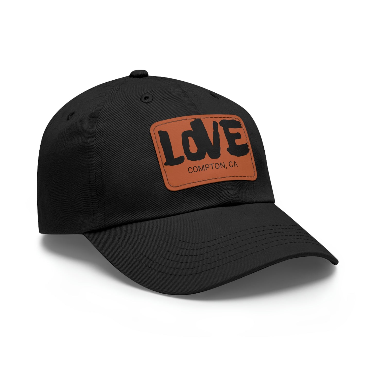 Jk LOVE (Dad) Hat with Leather Patch