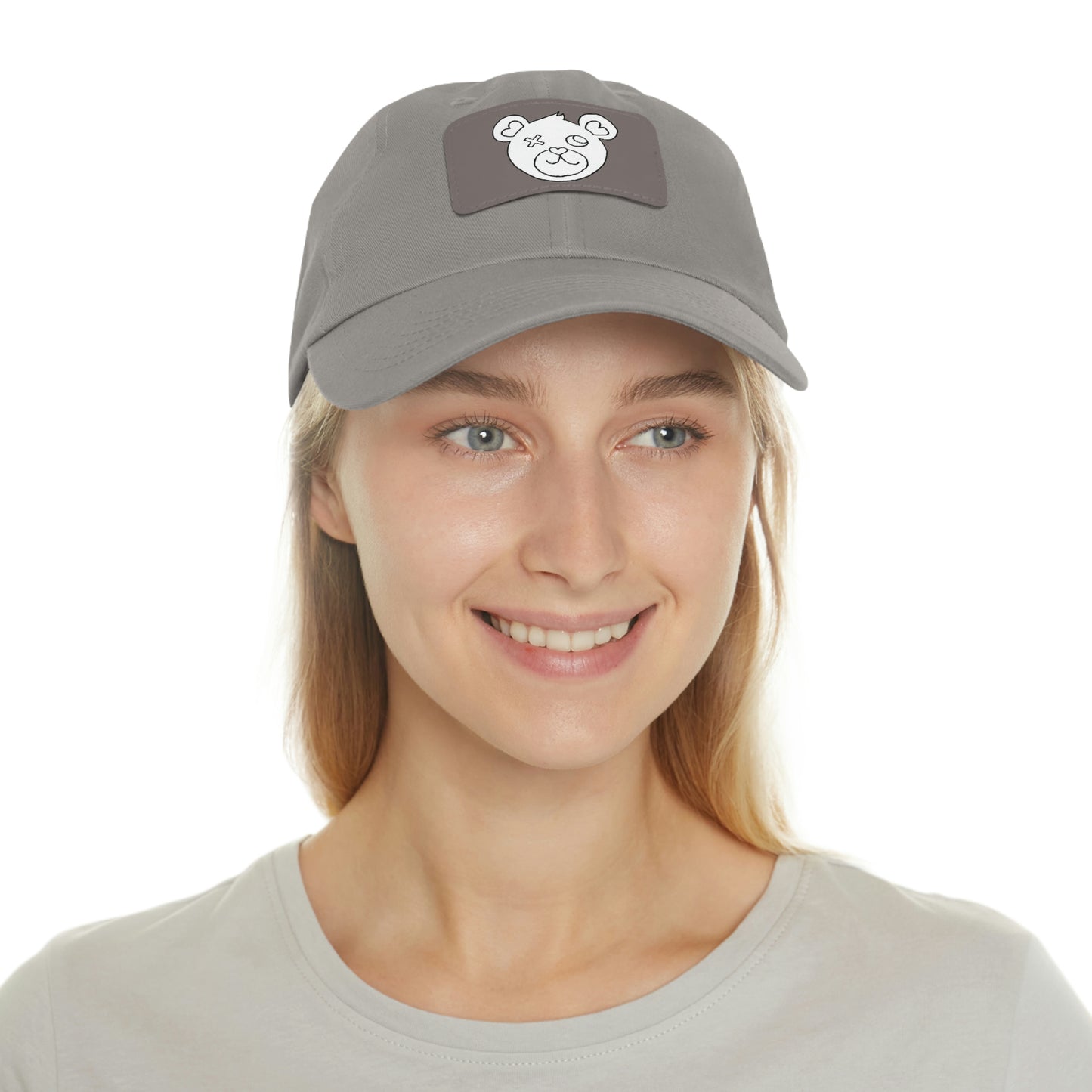 Jk LoVE Bear (Dad) Hat with Leather Patch