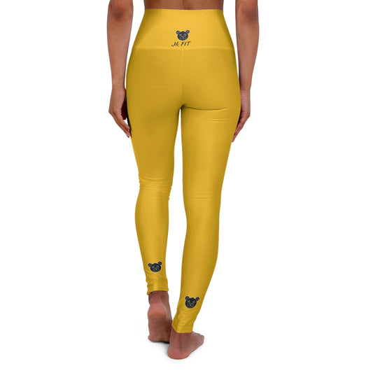 Jk FIT - 💛 High Waisted Yoga Leggings (Yellow)   xs-2X