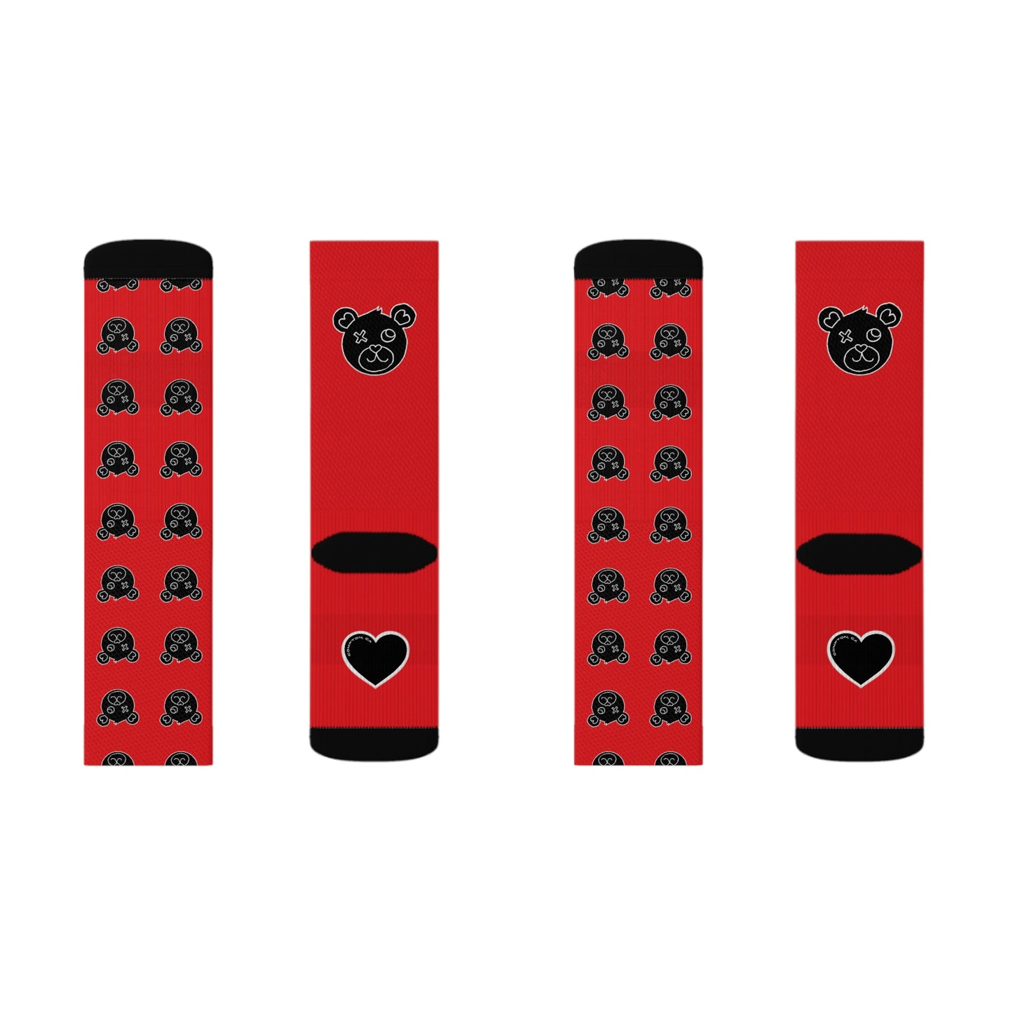 Jk LOvEBear Socks ❤(Red)