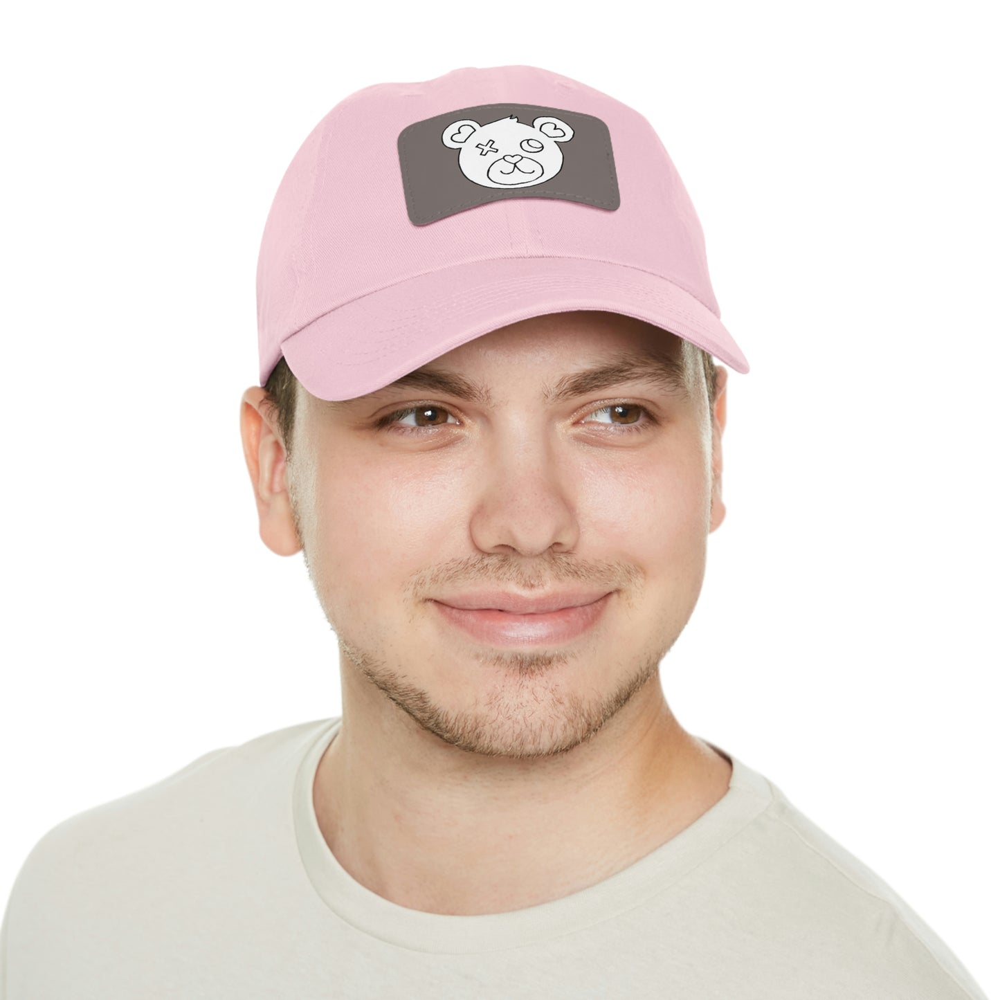 Jk LoVE Bear (Dad) Hat with Leather Patch