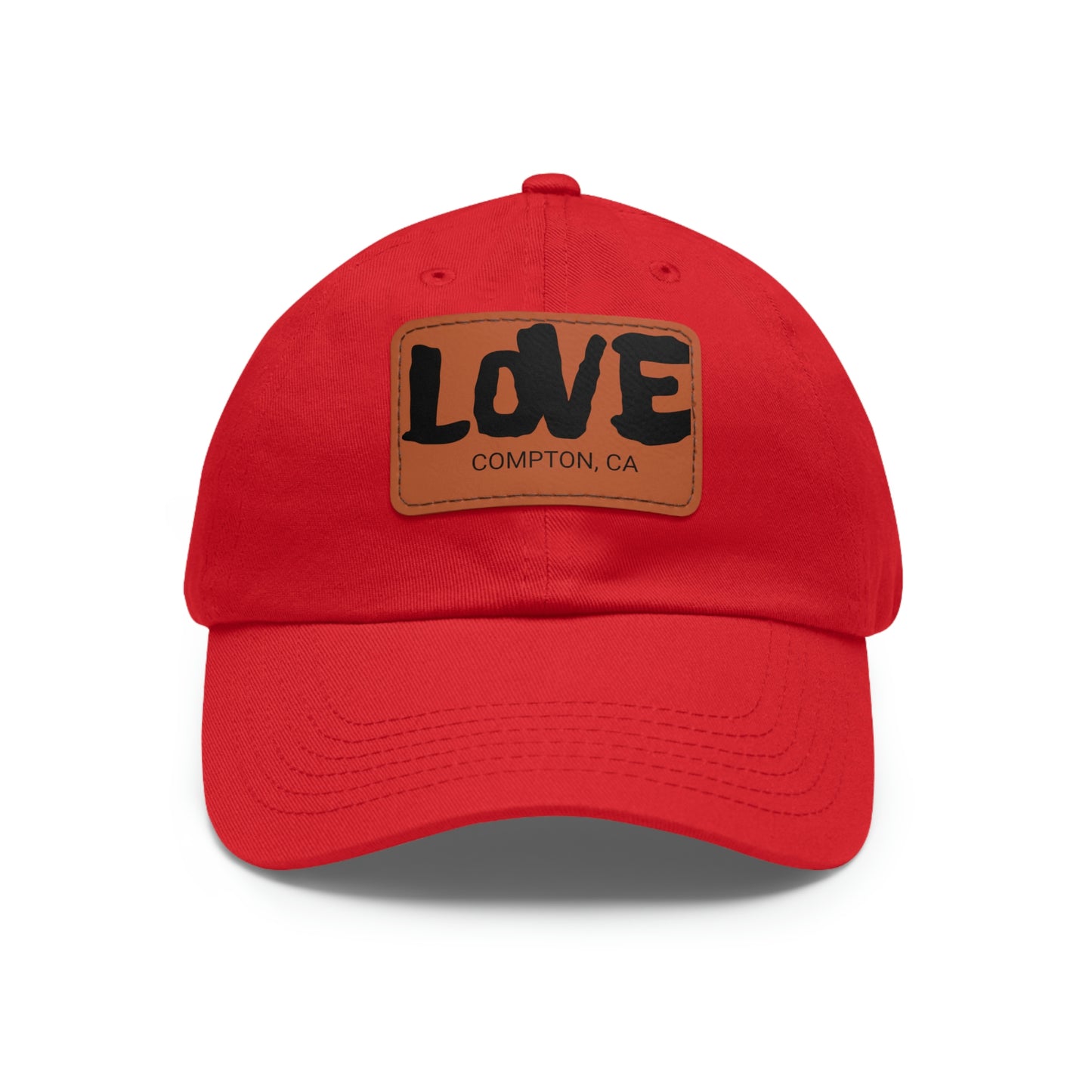 Jk LOVE (Dad) Hat with Leather Patch