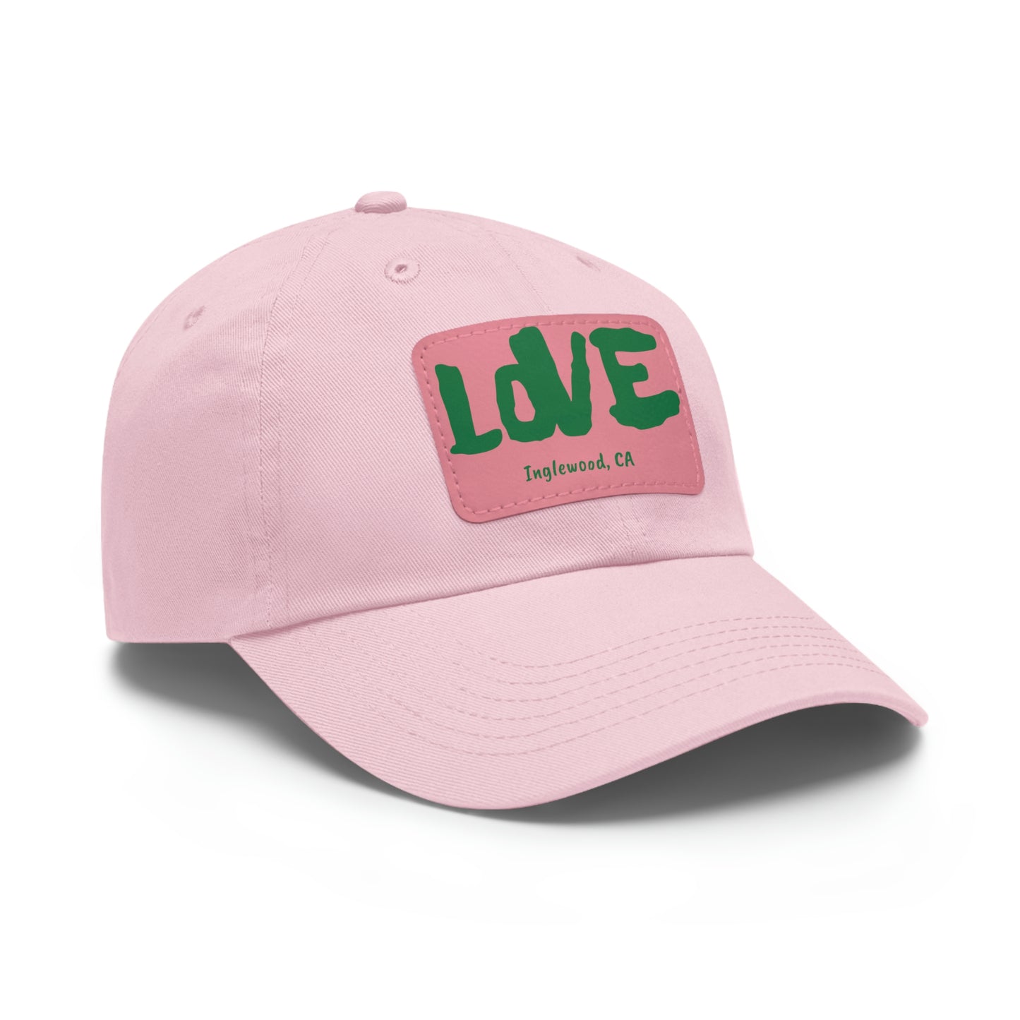 Jk LOVE (Dad) Hat with Leather Patch - Inglewood, CA Edition