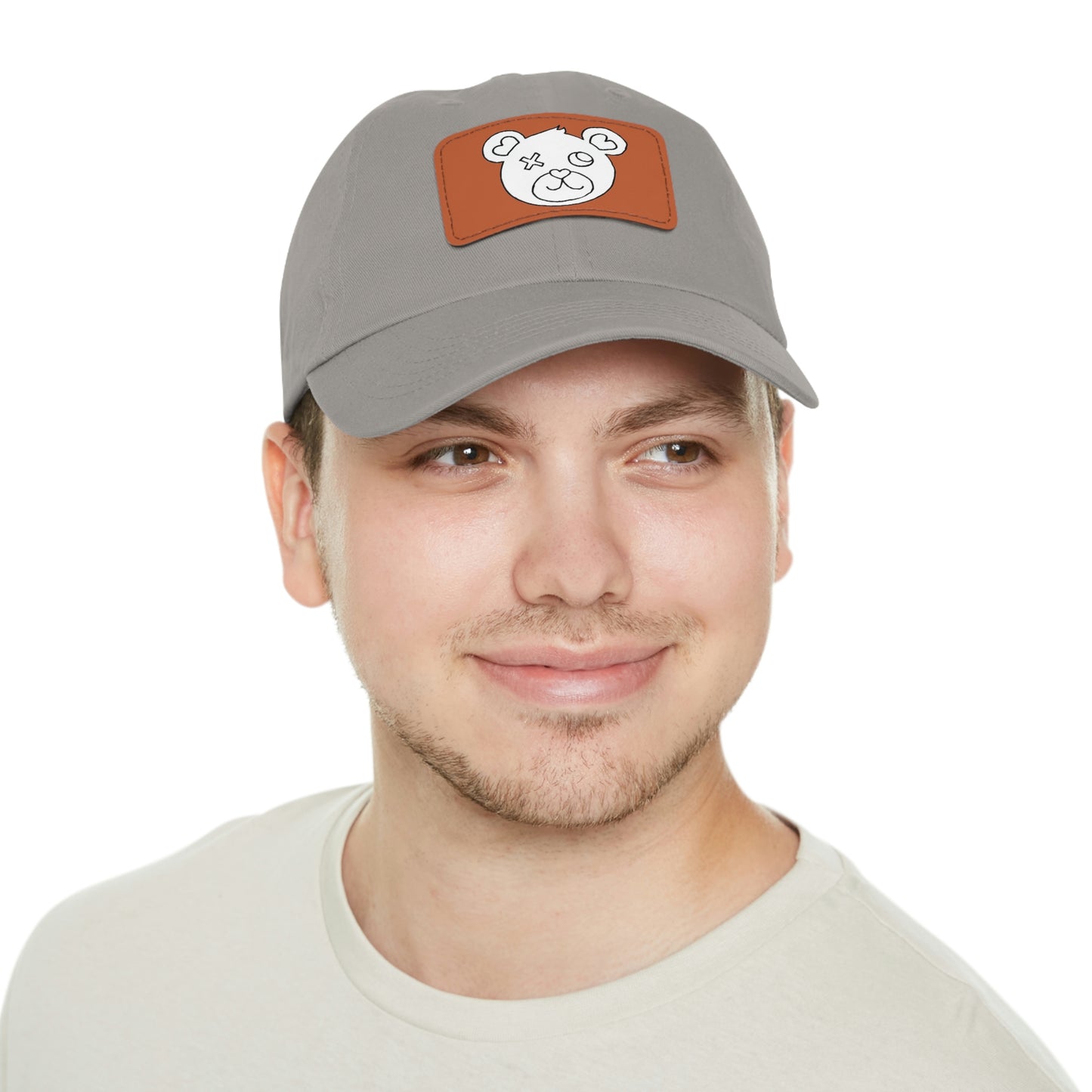 Jk LoVE Bear (Dad) Hat with Leather Patch