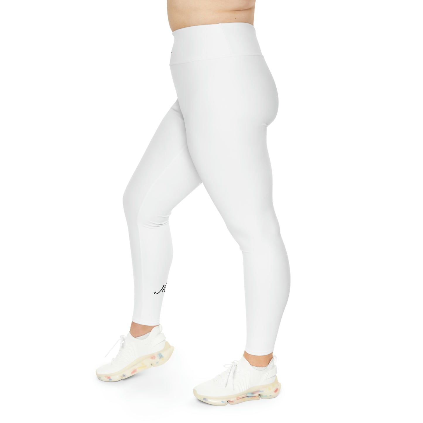 Jk FIT -  🤍Plus Size Leggings  (White) 3x-6x