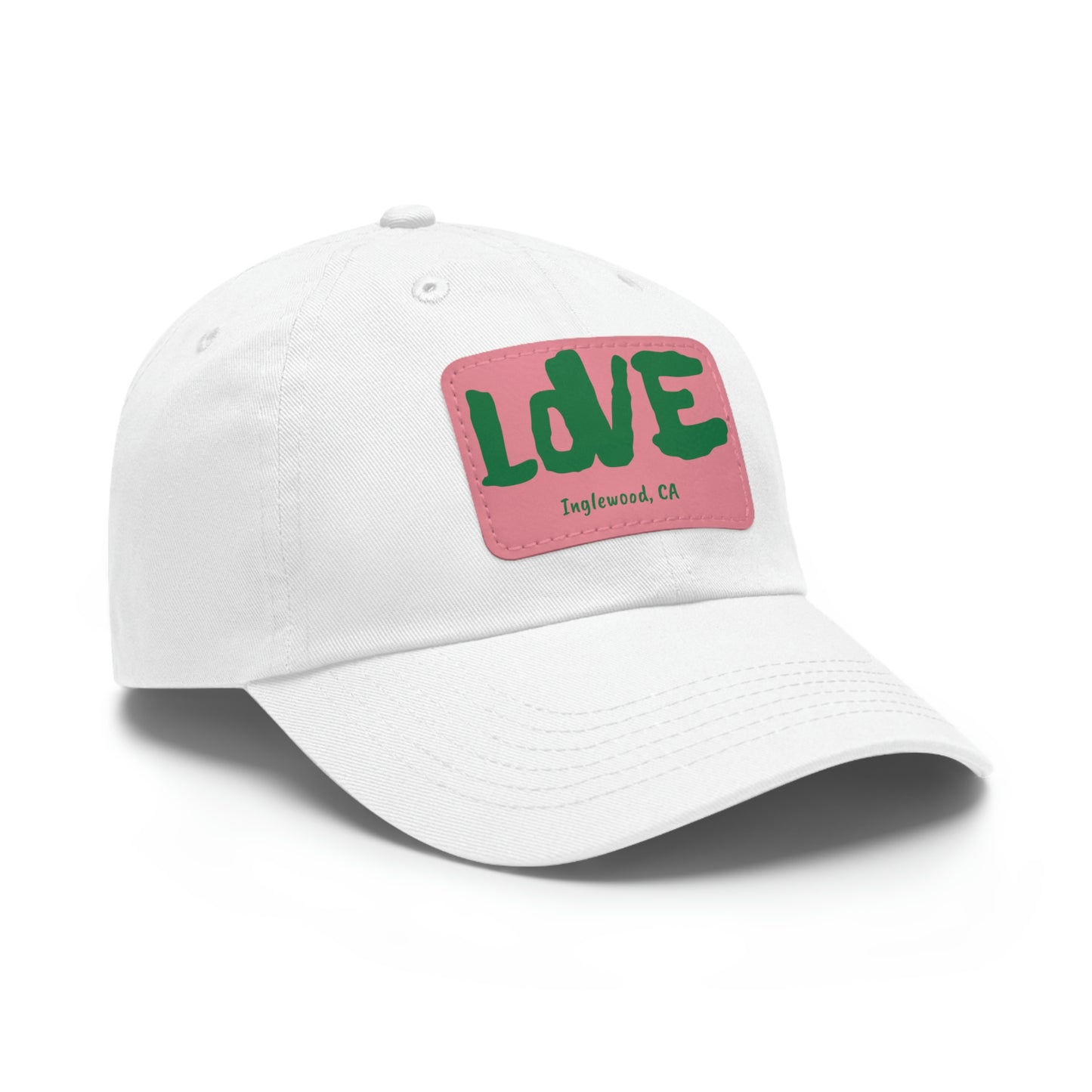 Jk LOVE (Dad) Hat with Leather Patch - Inglewood, CA Edition