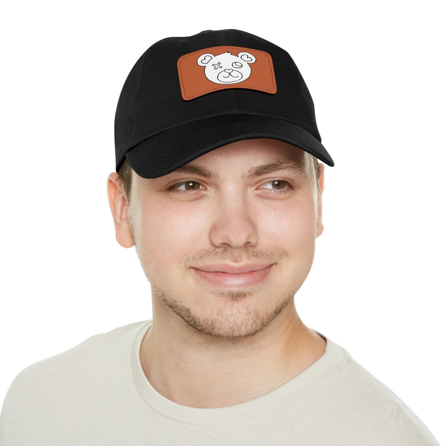 Jk LoVE Bear (Dad) Hat with Leather Patch