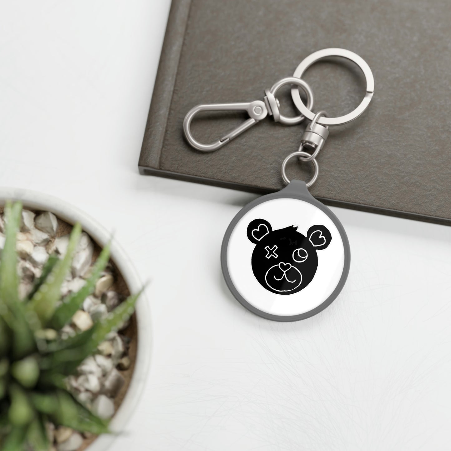 Jk - L🤍VE Bear Keyring Tag