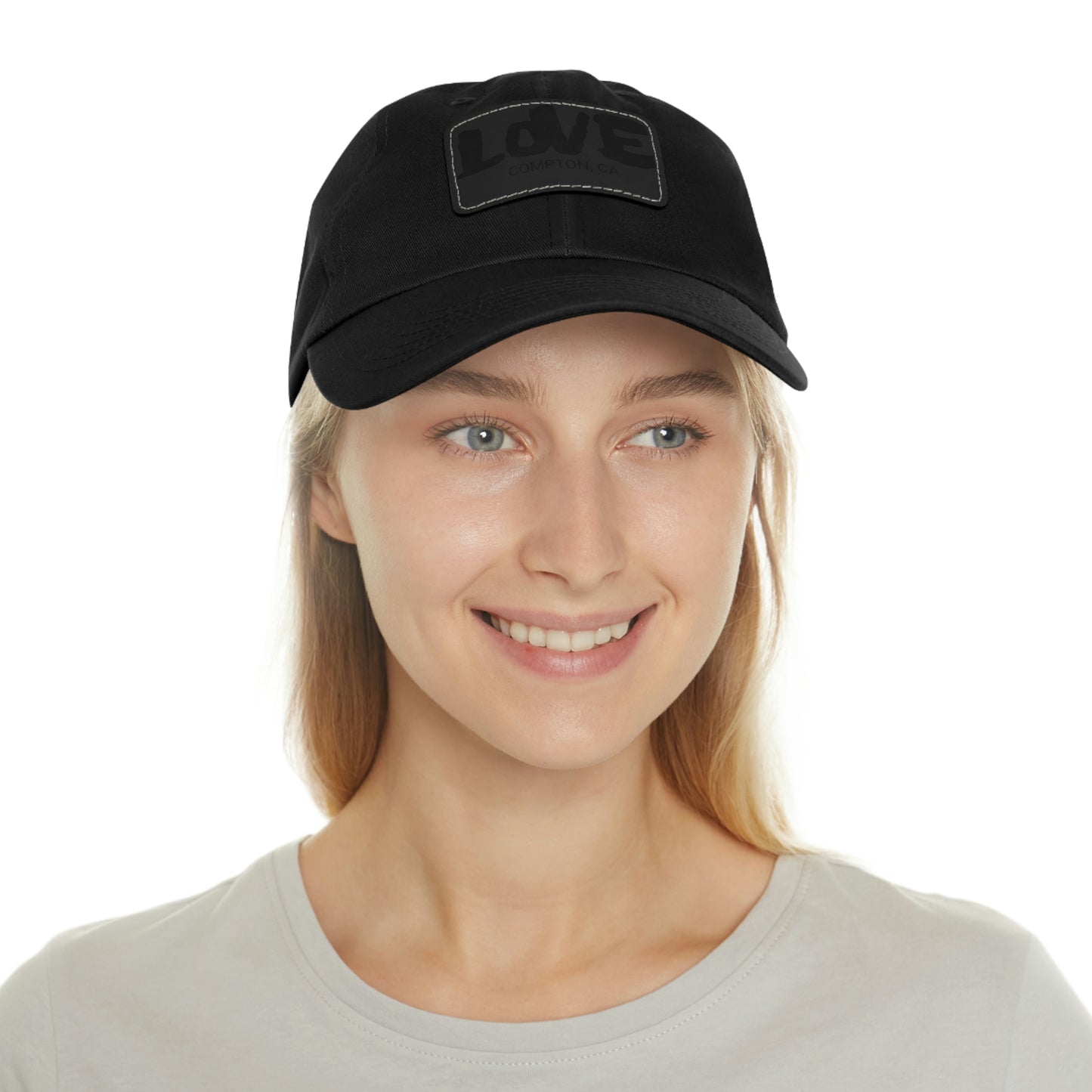 Jk LOVE (Dad) Hat with Leather Patch