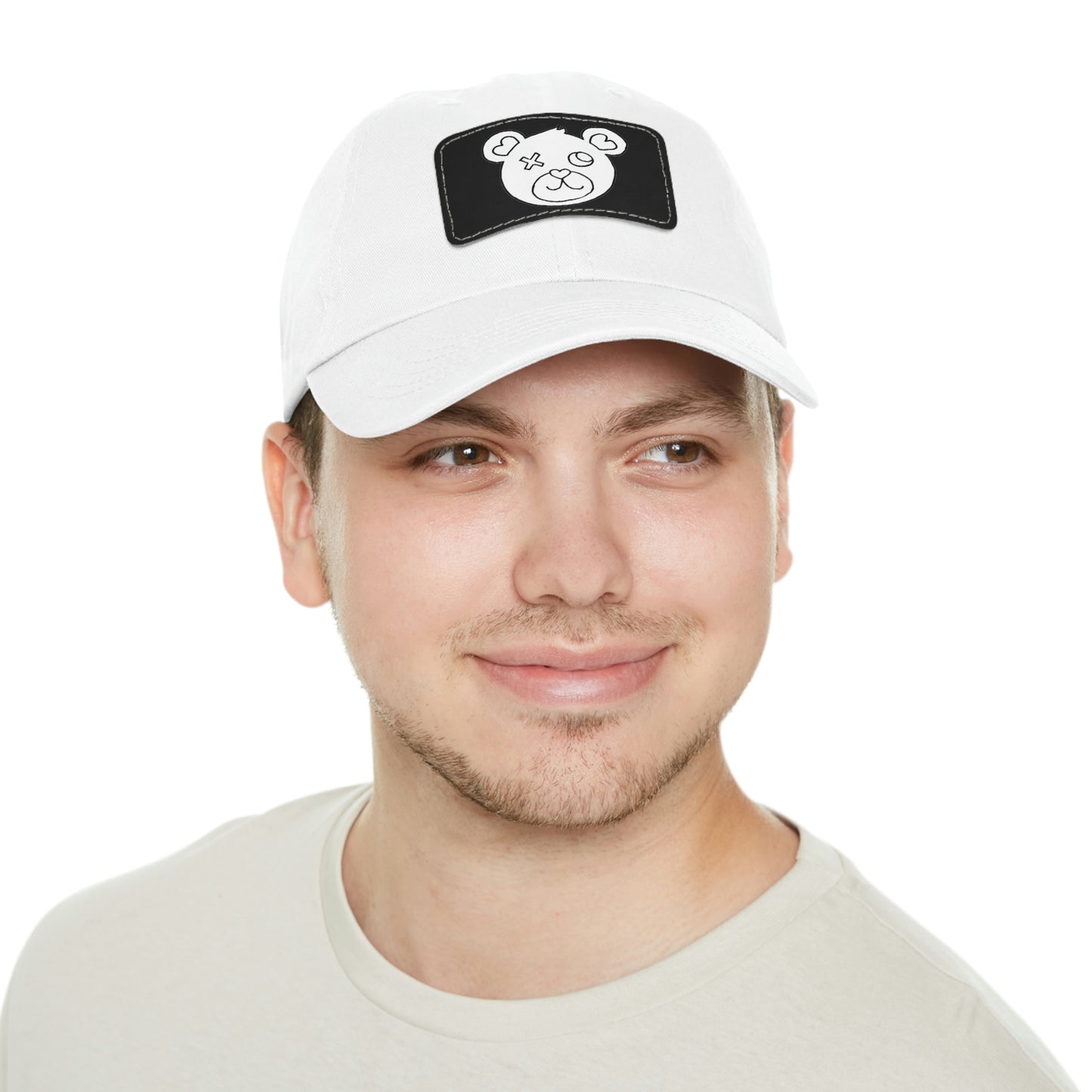 Jk LoVE Bear (Dad) Hat with Leather Patch