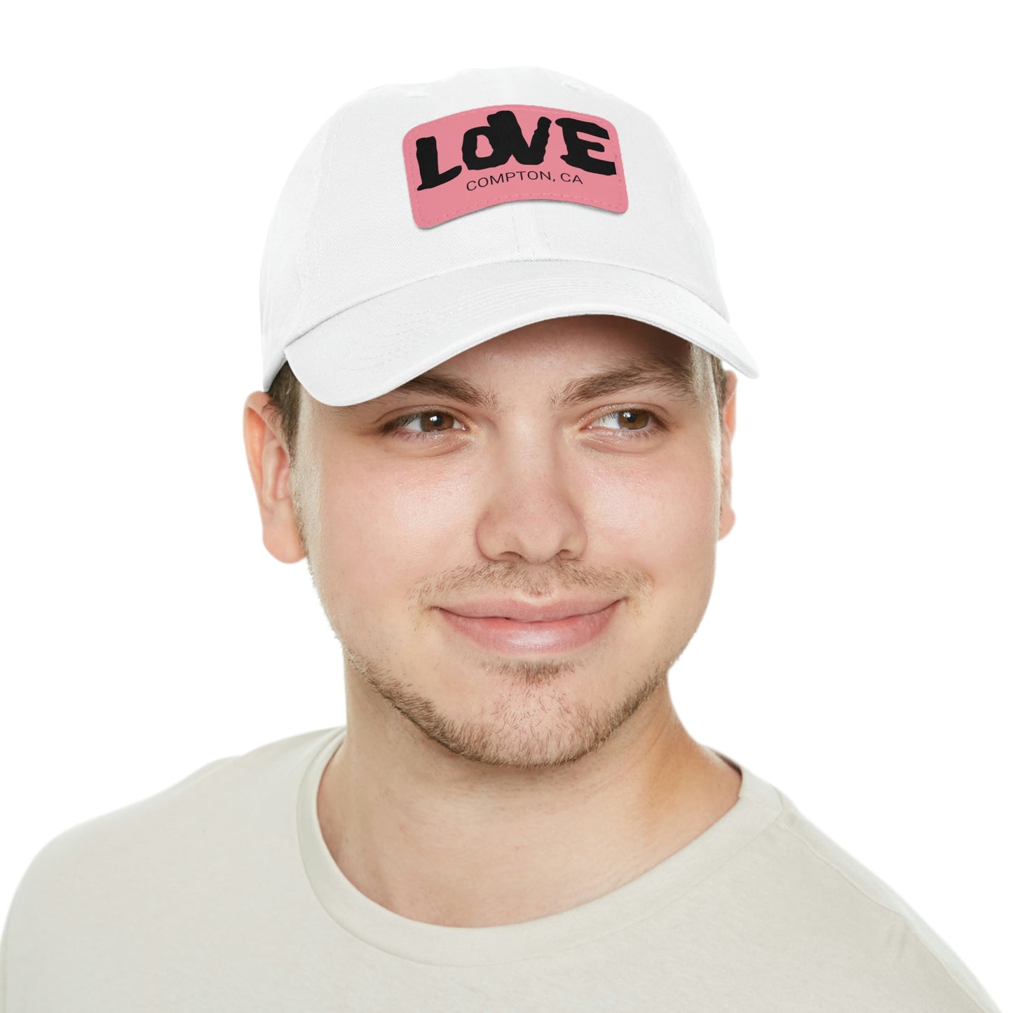 Jk LOVE (Dad) Hat with Leather Patch