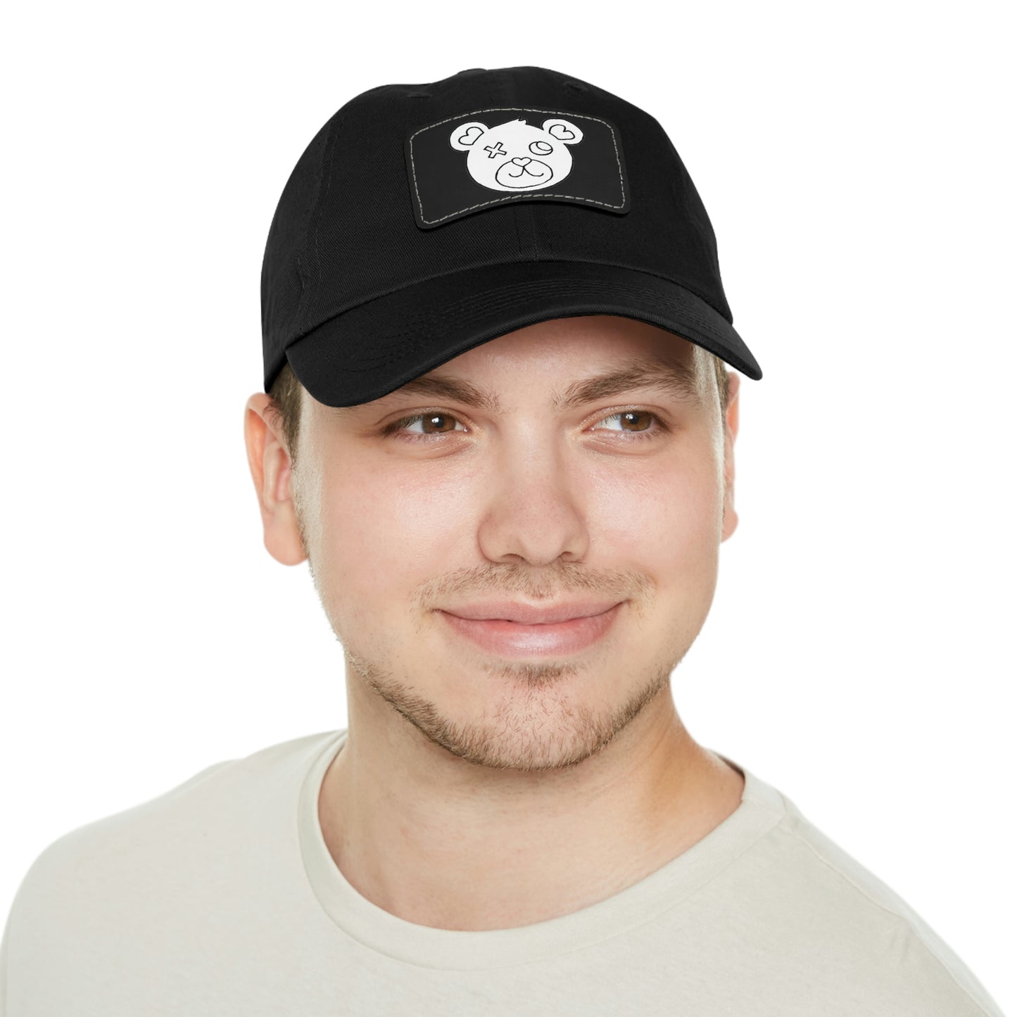 Jk LoVE Bear (Dad) Hat with Leather Patch