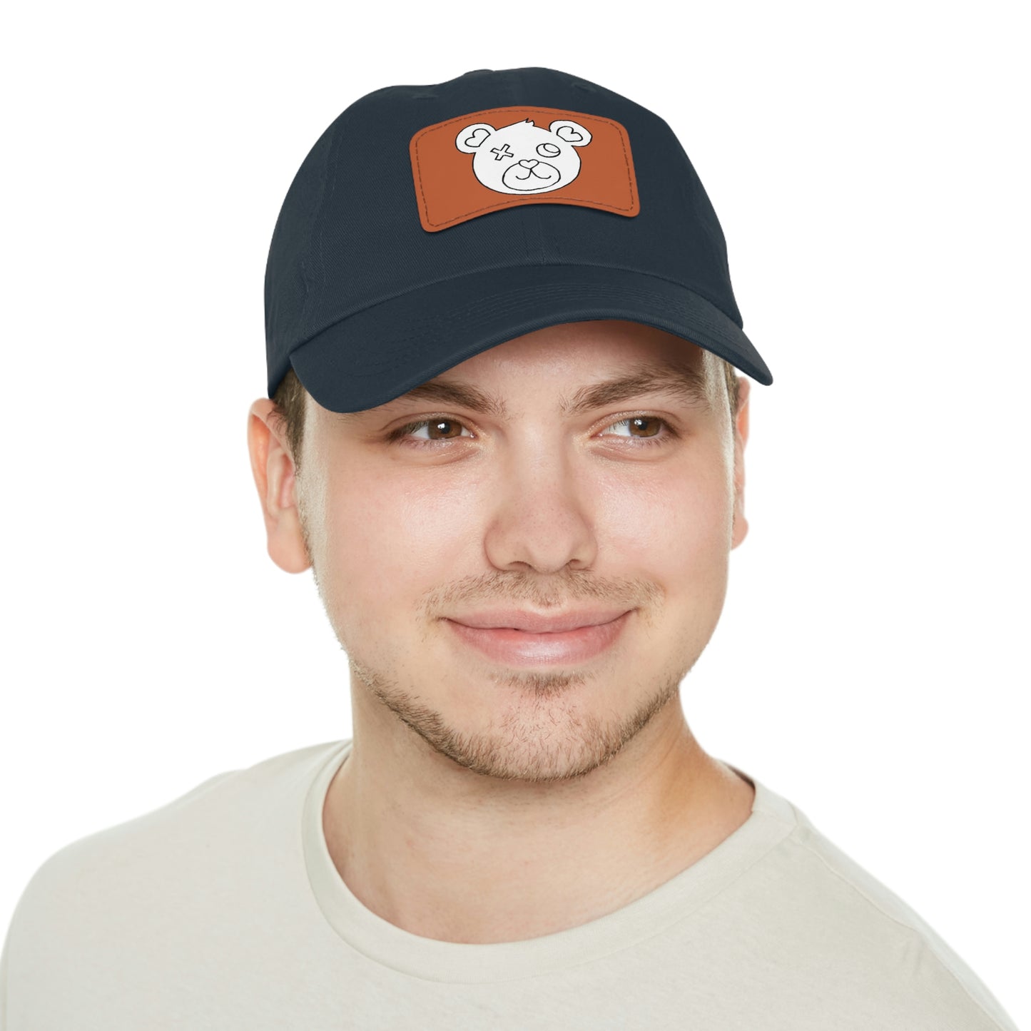 Jk LoVE Bear (Dad) Hat with Leather Patch