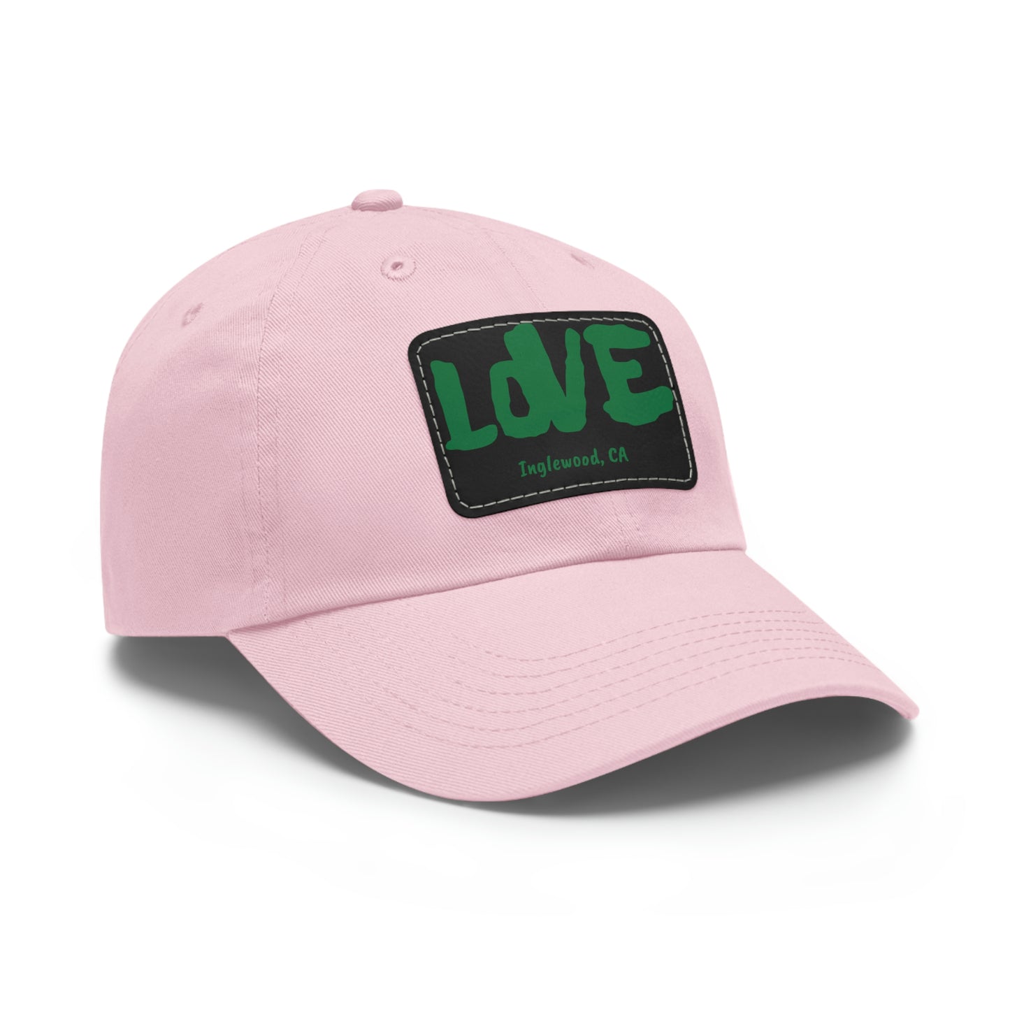 Jk LOVE (Dad) Hat with Leather Patch - Inglewood, CA Edition