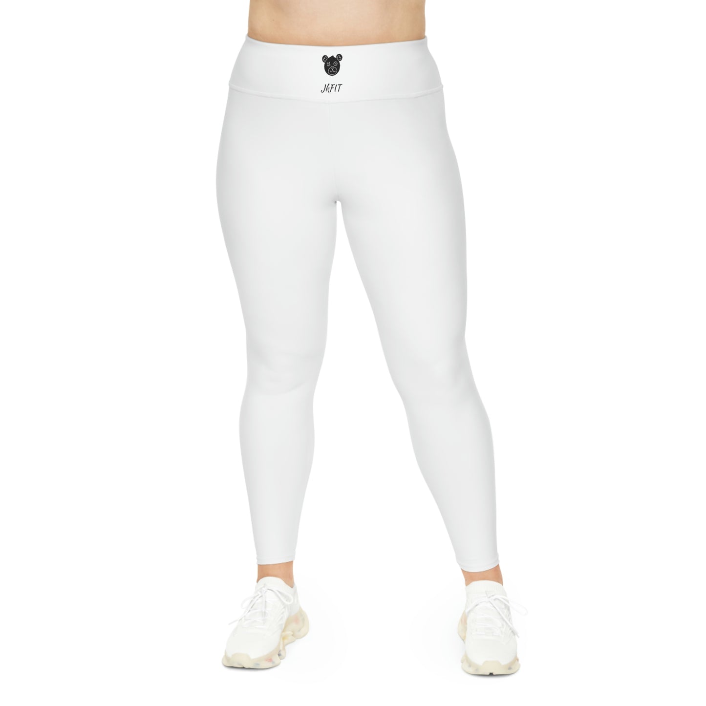 Jk FIT -  🤍Plus Size Leggings  (White) 3x-6x