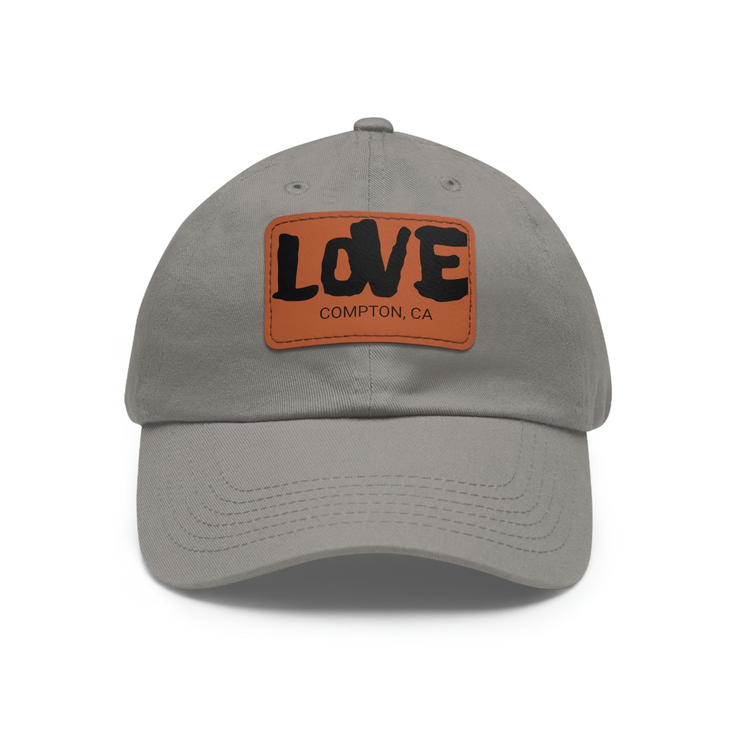 Jk LOVE (Dad) Hat with Leather Patch