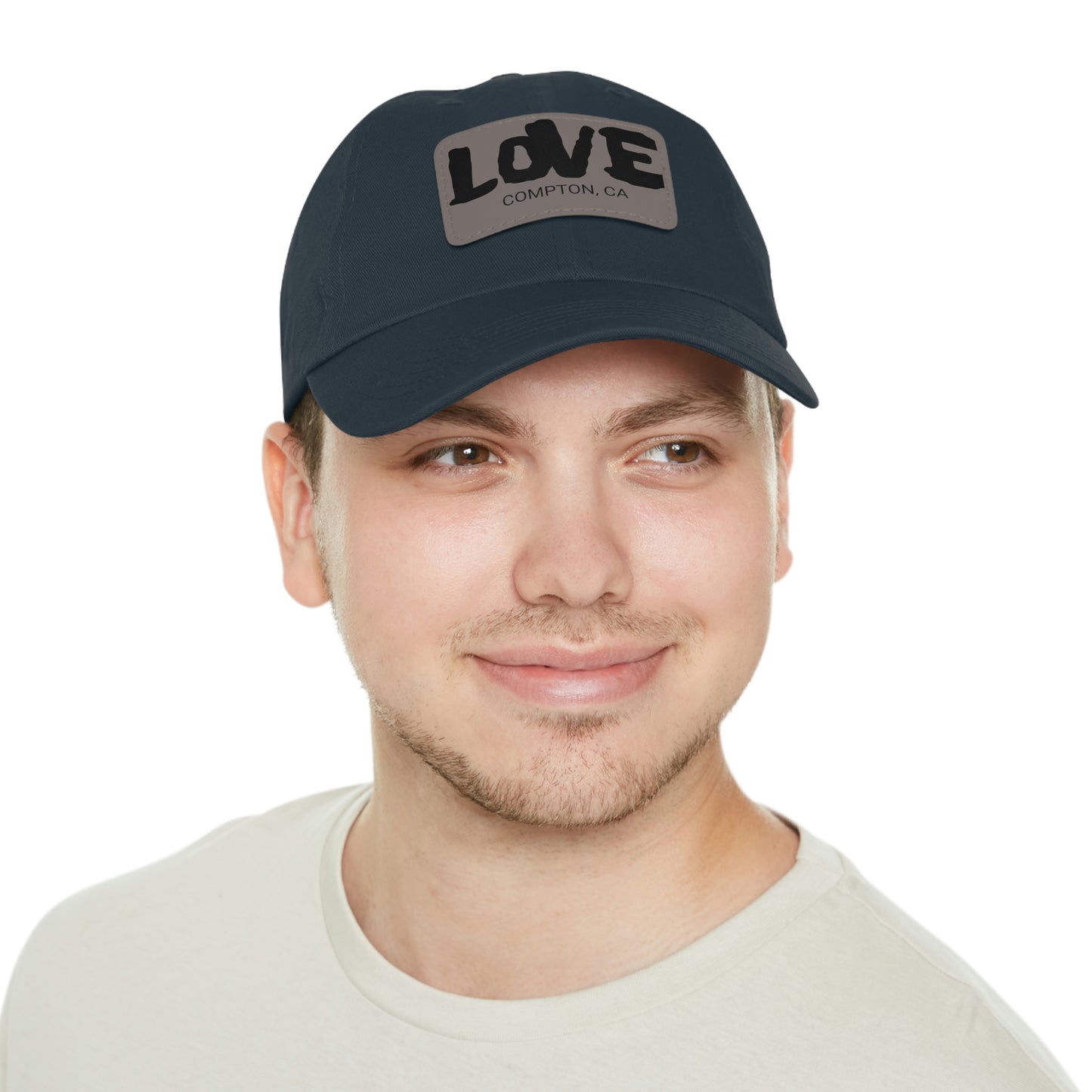 Jk LOVE (Dad) Hat with Leather Patch