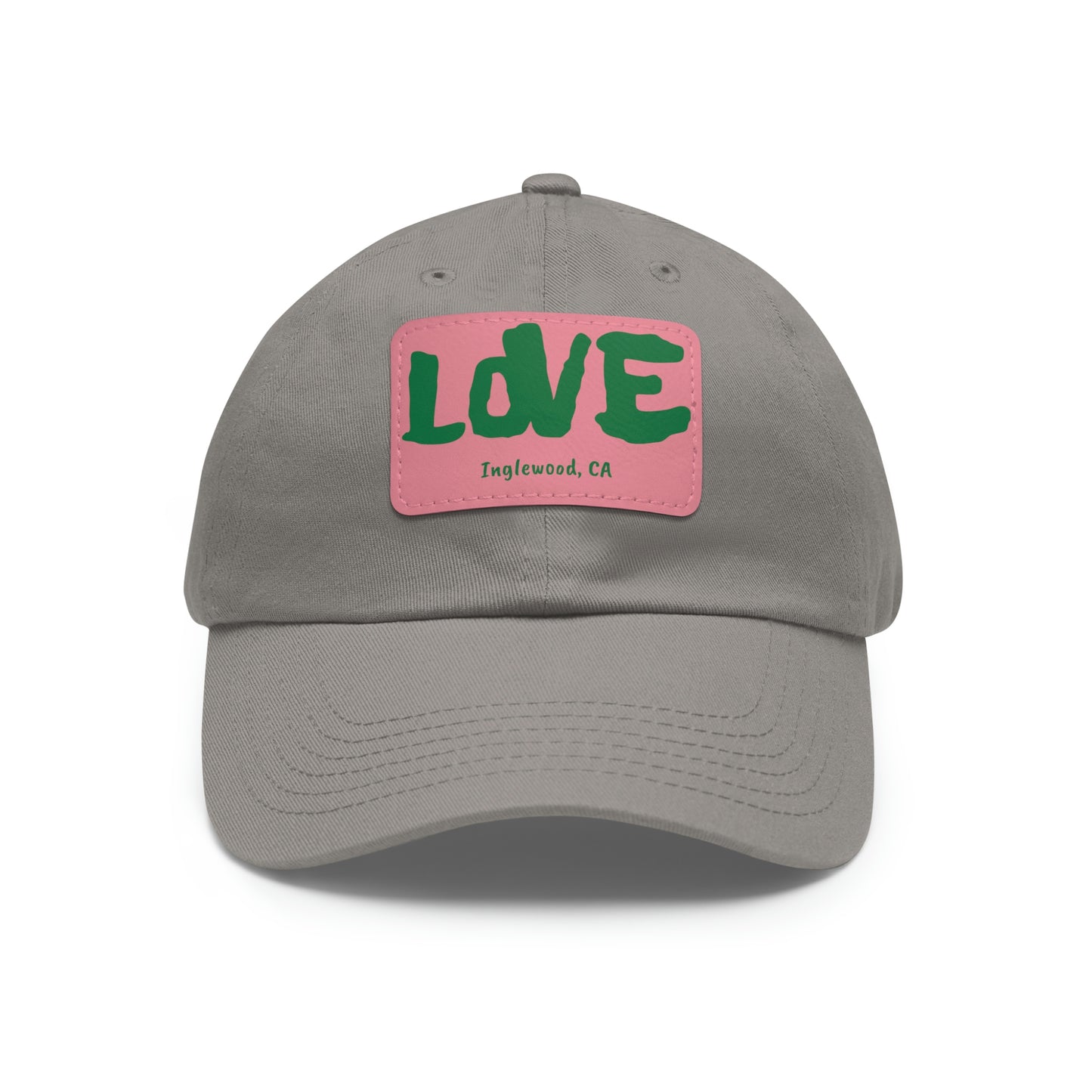 Jk LOVE (Dad) Hat with Leather Patch - Inglewood, CA Edition