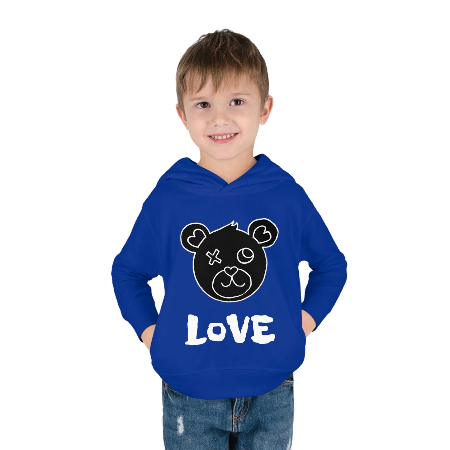 LoVE Bear - Toddler Pullover Fleece Hoodie