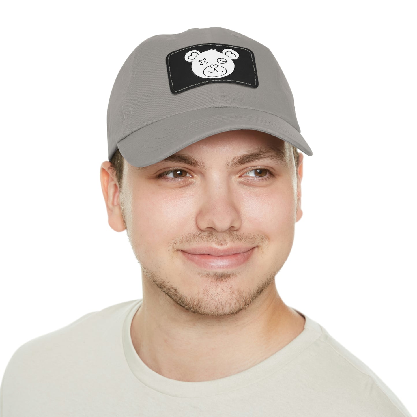 Jk LoVE Bear (Dad) Hat with Leather Patch