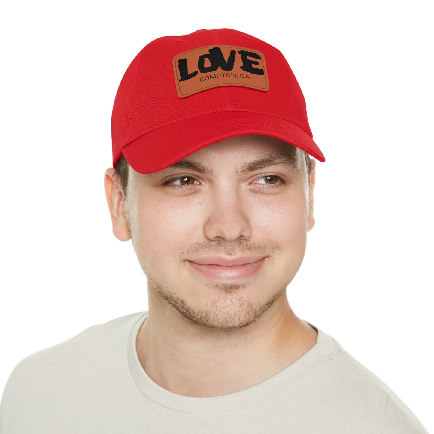 Jk LOVE (Dad) Hat with Leather Patch