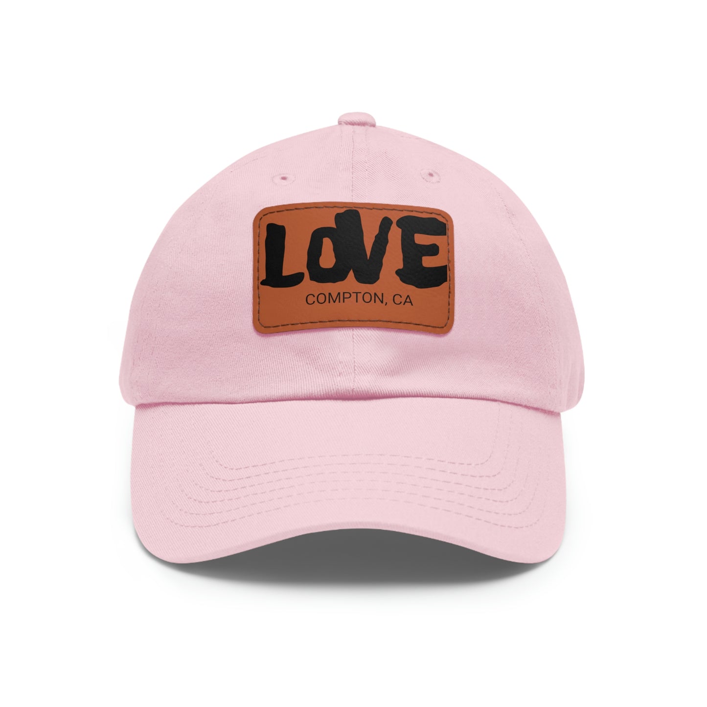 Jk LOVE (Dad) Hat with Leather Patch