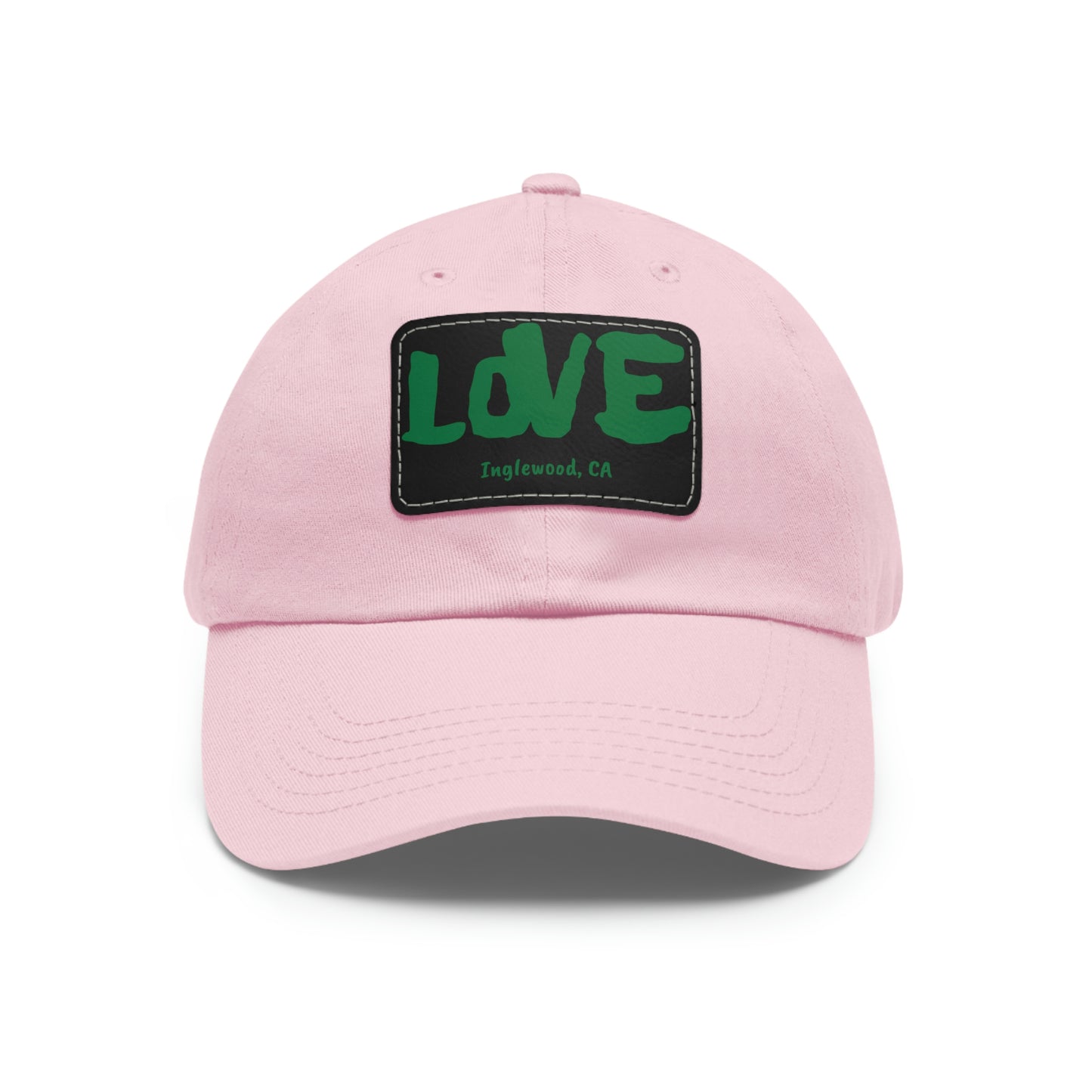 Jk LOVE (Dad) Hat with Leather Patch - Inglewood, CA Edition