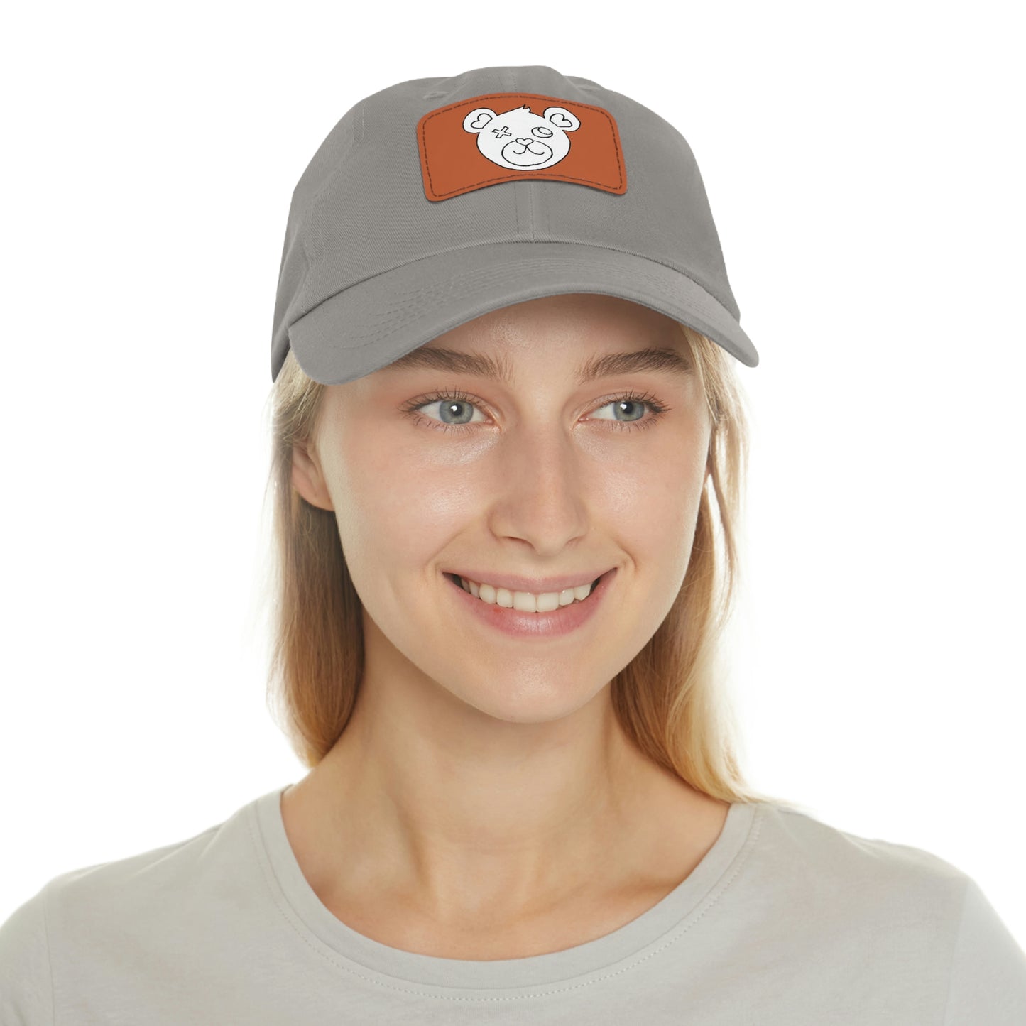 Jk LoVE Bear (Dad) Hat with Leather Patch